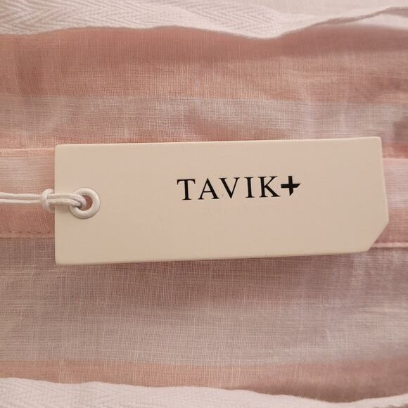 NWT Tavik Pink Hooded Drawstring Cotton Romper S Beach Lounge ResortWear Coastal - Picture 9 of 12